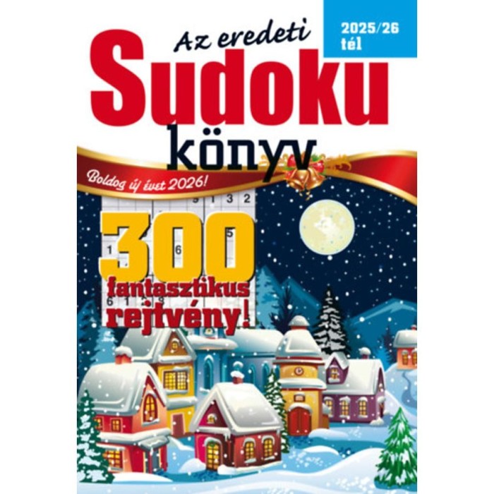 Az eredeti Sudoku k&ouml;nyv 2025/26 t&eacute;l - Tim Bender