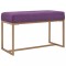 vidaXL Bancă, violet, 80 cm, catifea