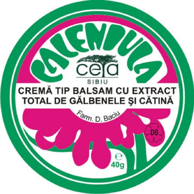 Unguent cu extract de galbenele și catina, 40g, Ceta Sibiu foto