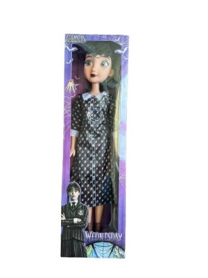 Papusa Wednesday Addams - Colectia The Addams Family, XXL 60 cm foto