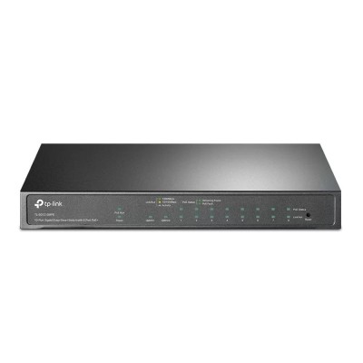 Switch 8 porturi PoE+ Gigabit, 1 x RJ45 Gigabit, 1 x Combo SFP/RJ45 Gigabit, Managed - TP-Link TL-SG1210MPE foto