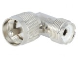 Adaptor UHF Tată-Mamă Unghi 90&deg;