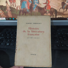 Thibaudet, Histoire de la litterature francaise de 1789 a nos jours, 1936, 118