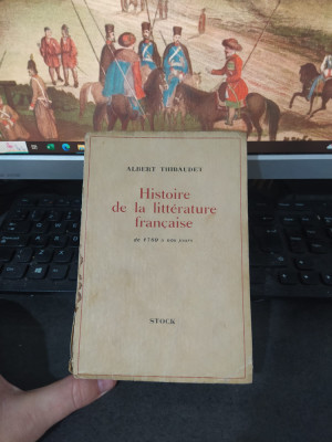 Thibaudet, Histoire de la litterature francaise de 1789 a nos jours, 1936, 118 foto