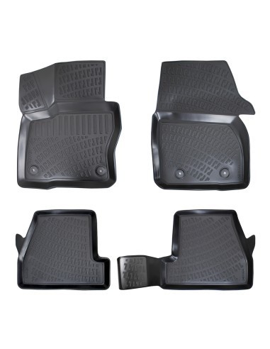 Set covorase auto din cauciuc tip tavita pentru Ford Focus III 2011-2014