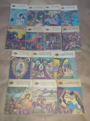 O MIE SI UNA DE NOPTI prima editie, 14 volume, completa foto