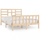 Cumpara ieftin Cadru de pat fara saltea, 160x200 cm, lemn masiv pin