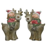Cumpara ieftin Figurina decorativa - Deer with Child - mai multe modele | Kaemingk
