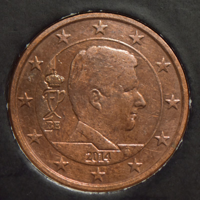 5 euro cent Belgia 2014 foto