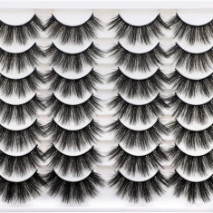 Ncally Lashes Gene false Wispy Natural Volum Faux Mink Gene false Gene ochi de p