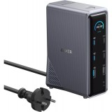 Hub USB-C Anker Prime 737, 2 x USB-A 3.0 - 3 x USB-A - 5 x USB-C - 2 x HDMI - 1 x Jack 3.5mm - 1 x RJ45, Negru A83B63A1