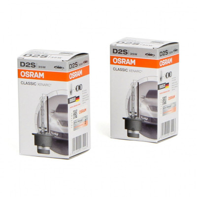 Set 2 Buc Bec Xenon Osram D2S Classic Xenarc 85V 35W P32d-2 66240CLC foto