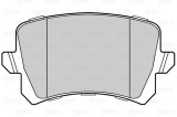 Placute Frana Valeo 302258, Punte Spate, Audi VW Seat Skoda, A6 C6 Passat B6 B7 CC Tiguan Q3 Sharan