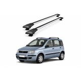 Bare portbagaj transversale auto aluminiu compatibile Fiat Panda (169) Hatchback 2003-2011 92-92 cm Cod: KL6
