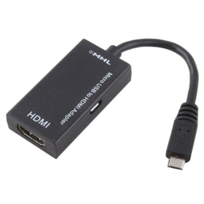 Adaptor, MHL (tata) - HDMI (mama), micro USB-B foto