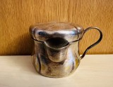 CANA VECHE, DIN METAL ARGINTAT, PENTRU BEBELUSI- MARCAJ WMF D8CM