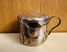 CANA VECHE, DIN METAL ARGINTAT, PENTRU BEBELUSI- MARCAJ WMF D8CM