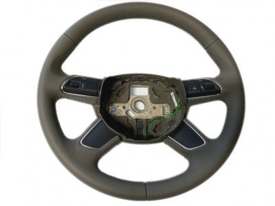 NEW OE MULTIFUNCTION LEATHER STEERING WHEEL AUDI A4 8K B8 Q5 Q7 4L 4L0419091AC foto