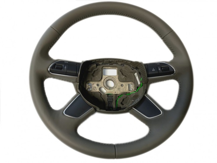 NEW OE MULTIFUNCTION LEATHER STEERING WHEEL AUDI A4 8K B8 Q5 Q7 4L 4L0419091AC