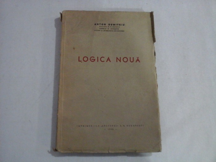 LOGICA NOUA - ANTON DUMITRIU