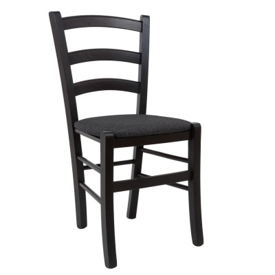 Scaun Paesana - cadru wenge - stofa S05 - gri foto