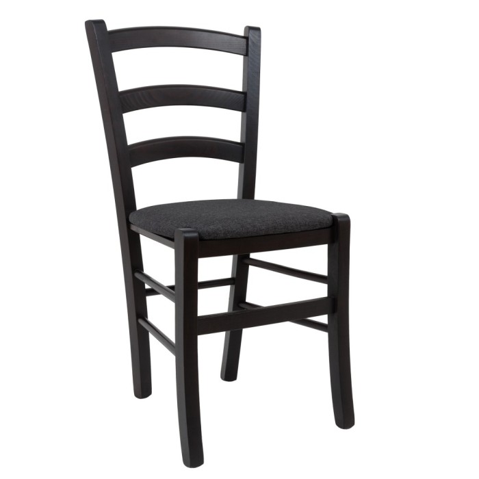 Scaun Paesana - cadru wenge - stofa S05 - gri