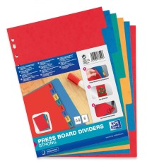 Separatoare Carton Color, A4, 180g/mp, 6 Culori/set, Oxford foto