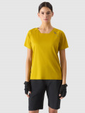 Tricou de ciclism cu uscare rapidă pentru femei - galben