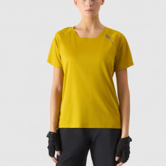 Tricou de ciclism cu uscare rapidă pentru femei - galben