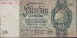 Bancnota Germania 50 Reichsmark 1929 - P182a VF ( vezi descriere )