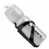 Bidon Bicicleta Dunlop 750ml Argintiu cu Suport Negru, Polietilena, Usor, 23.5cm