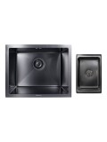 Chiuveta handmade SanDonna HD5040 Negru, 50x40x23 cm