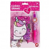 Fantasy Dreams Unicorn jurnal cu lacat și pix