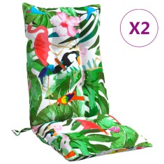 Perne de scaun spatar inalt, 2 buc., multicolor, textil oxford foto