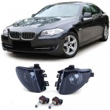 Set de faruri de ceata din sticla clara cu fum negru, potrivit pentru BMW Seria 5 F10 F11 10-13 Performance AutoTuning