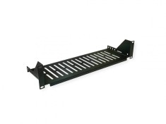 Sertar pentru cabinet 19&quot; 2U 485x150mm max 10kg Negru, Value 26.99.0404