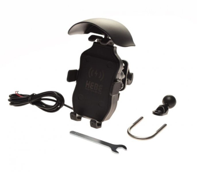 Suport cu incarcator pentru telefon prindere pe ghidon moto/atv AA99950 Cod Produs: MX_NEW AA99950