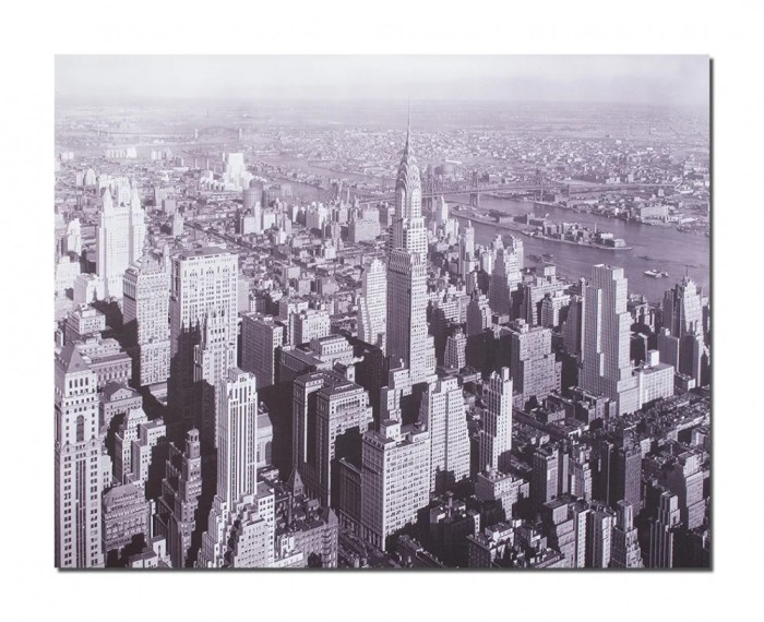 Tablou canvas, New York interbelic, 100x80cm, gata de agatat pe perete