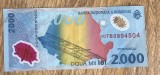 BNKRO05 Romania 2000 lei 1999 Eclipsa (prima bancnota de polymer) 007B