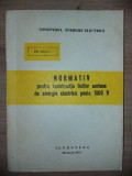 Normativ pentru constructia liniilor aeriene de energie electrica peste 1000V