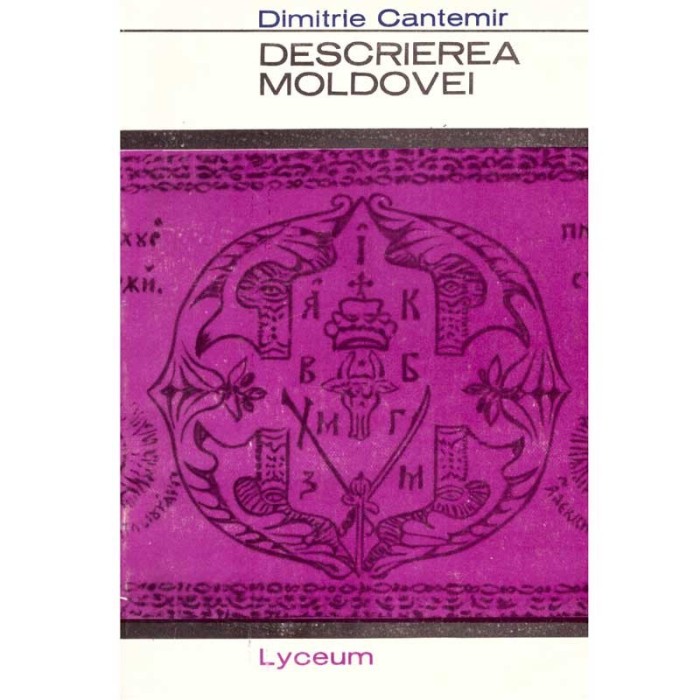 Dimitrie Cantemir - Descrierea Moldovei - 117222