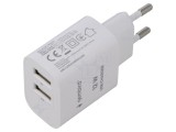 Alimentator GEMBIRD 5V 2,4A 12W Plug-in Alb Pulsatoriu
