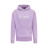 Mercedes AMG Petronas hanorac de bărbați cu glugă Retro lilac F1 Team 2023 - XXL