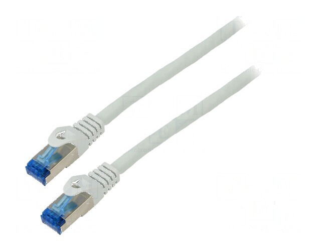 Patch cord S/FTP 6a CCA LSZH gri 5m 26AWG