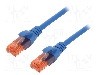 Patch cord Cat 6, U/UTP, conexiune 1:1, 3m, DIGITUS - DK-1617-030/B