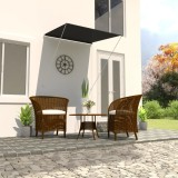 VidaXL Copertină retractabilă, antracit, 100 x 150 cm