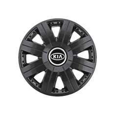 Set 4 Capace Roti 15 inchi (R15) Cosmos Negru, Compatibile cu Kia foto