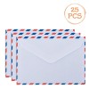 Plicuri Corespondenta Airmail Multicolor, 11.4x16.2 cm, 80 GSM, Hartie, Set 25 Bucati