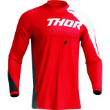 Tricou cross/atv Thor Sector Edge, rosu/alb, marime S