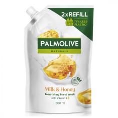 Sapun lichid rezerva Naturals Milk &amp; Honey, 500ml, Palmolive